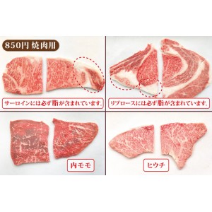 松阪肉あみ焼き(焼肉) 100g880円 1.0kg
